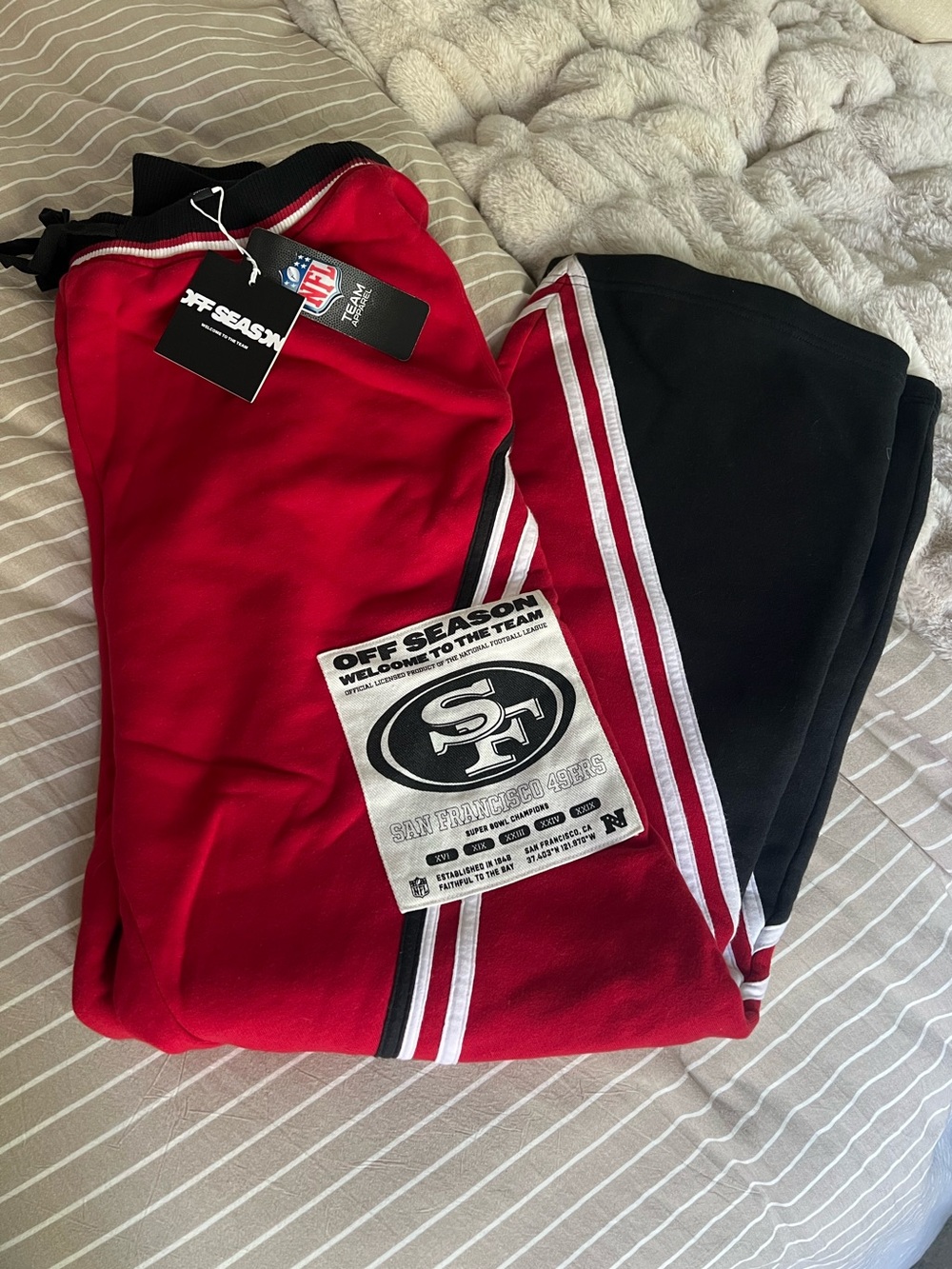 Off Season San Francisco 49ers Chevron sweatpants